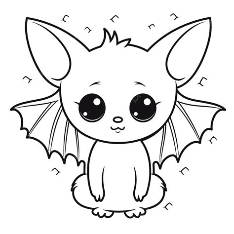Bat Coloring Page Printable