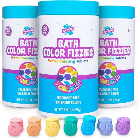 bath colour drops woolworths, Willy's bath colours mixed colour tables 45g