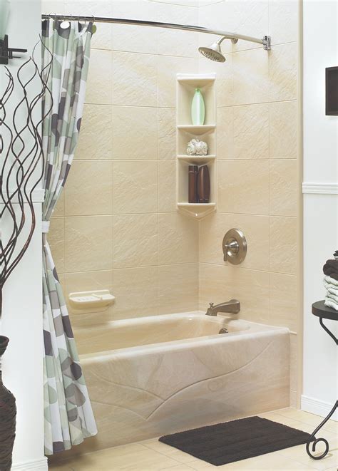bath fitter marble look, Bath fitter white marble shower bathtub door. Mike meili projects