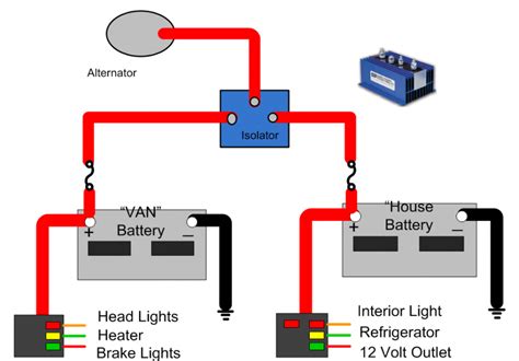 battery isolator relay wiring diagram 