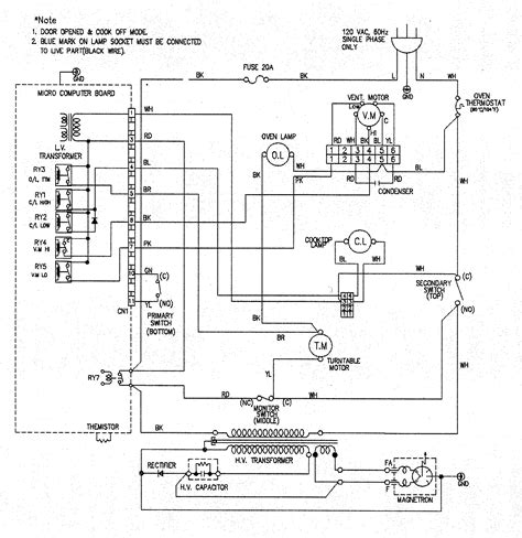 baxter oven wiring schematic oven 