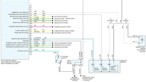 bcm wiring diagram 96 lhs 