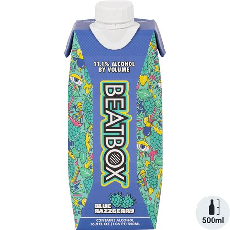 beatbox blue raspberry, Beatbox blue razzberry 500ml