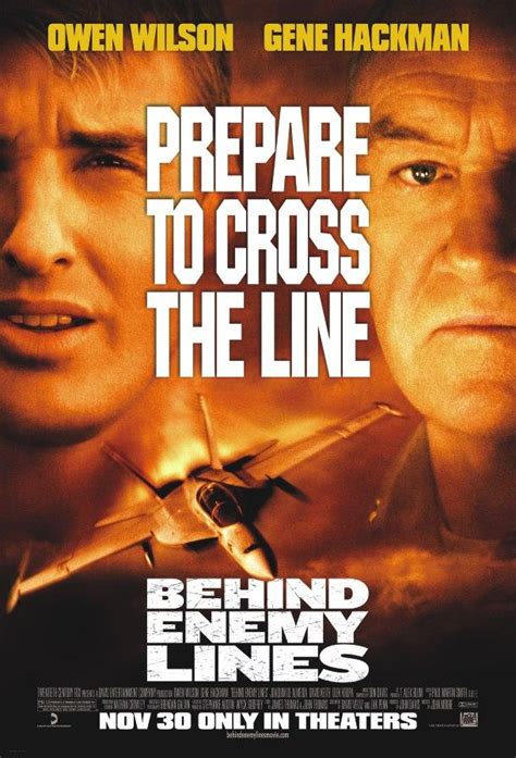 behind enemy lines 2001, Behind enemy lines dvd release date april 23, 2002. Enemy lines behind movie 2001 poster dvd release date movies posters