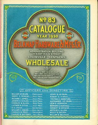 Belknap Hardware Catalog