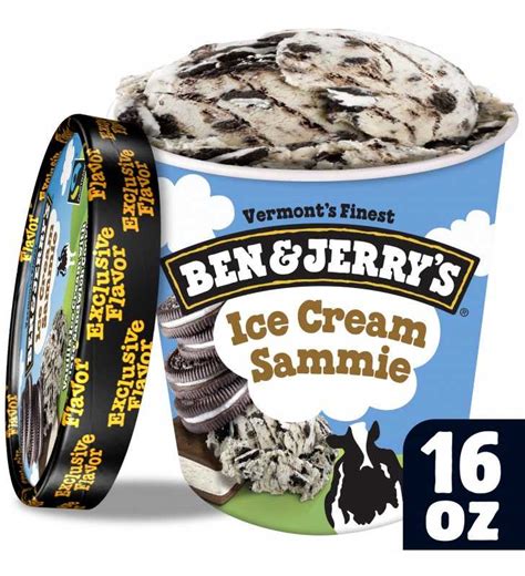 ben and jerry ice cream sammie