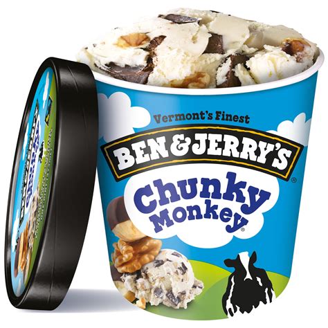 ben and jerrys ice cream chunky monkey