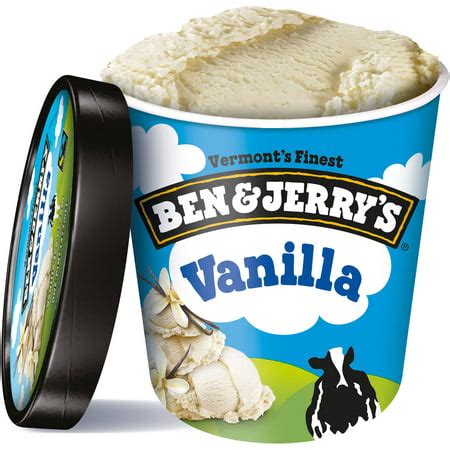 ben and jerrys vanilla ice cream