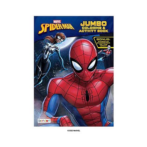 bendon spider man coloring book, Marvel spider-man jumbo coloring & activity book by bendon 2017
