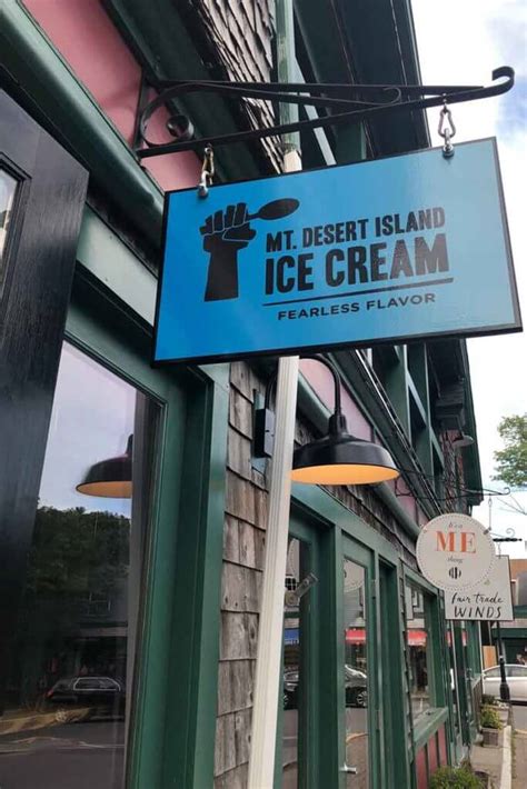 best ice cream in bar harbor