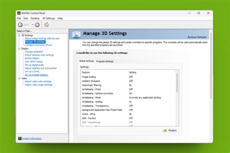 best nvidia settings for quality, Nvidia control panel settings for maximum performance