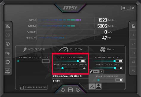 best settings for msi, 