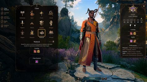 bg3 warlock level up, Best races and ability scores for warlock in baldur's gate 3 (bg3)