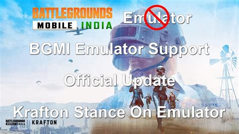 bgmi emulator support, 3 best emulators for playing bgmi on pc