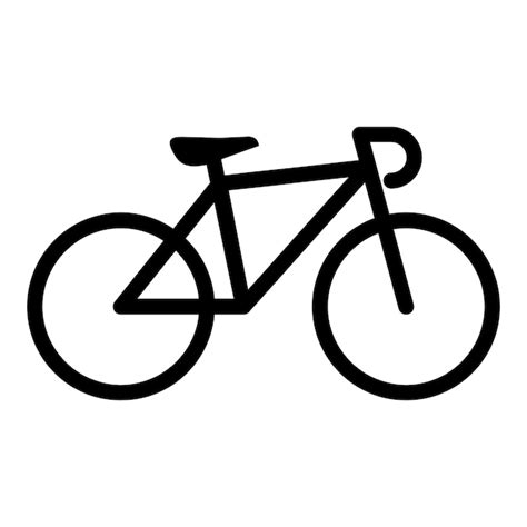 bicycle symbol no background, Bicycle cycling. Bicycle sign icon in transparent style. bike vector illustration on