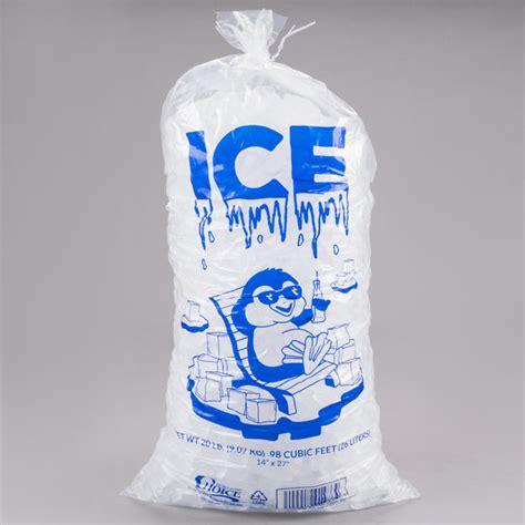 big bags of ice