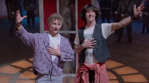 bill and ted actors, 'bill and ted's excellent adventure' now begins with disclaimer warning. Towleroad teds keanu reeves homophobic offensive begins warning slurs outdated viewers origins orion