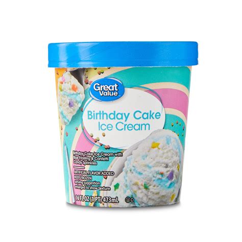 birthday cake ice cream walmart