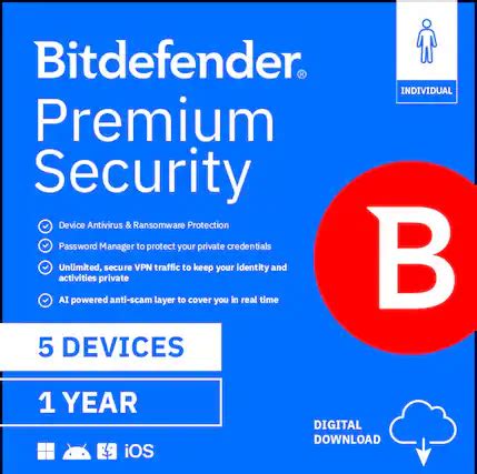 bitdefender best buy, Best buy: bitdefender total security 2017 (5-devices) (1-year. Bitdefender antivirus plus (3-device) (1-year subscription) windows
