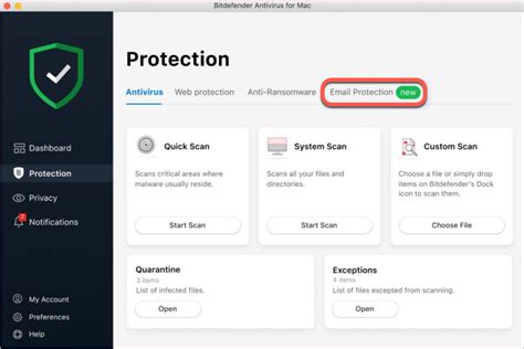 bitdefender email security, Bitdefender – email security (add-on). After removing bitdefender free, bitdefender launches antivirus free