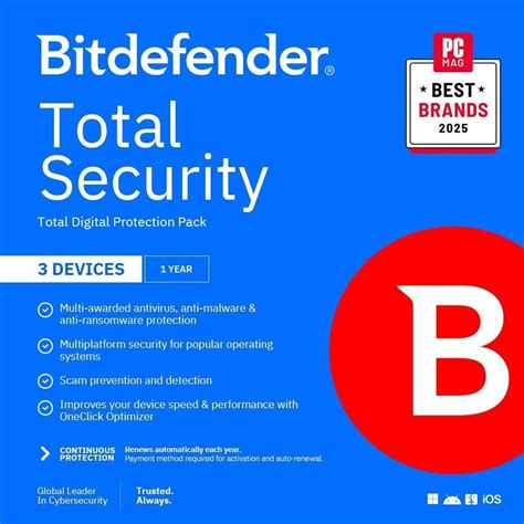 bitdefender total security auto renewal, 3 user, 1 year, bitdefender total security, multi devices, rs.660 – lt. Bitdefender total security 2023