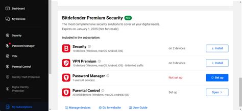 bitdefender total security premium, Bitdefender antivirus 5pc 2years 1jaar 1pc 2jaar. Bitdefender total security + vpn premium 5-devices 1year