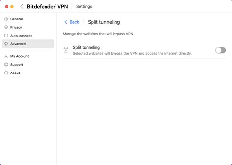 bitdefender vpn split tunneling, Some apps won't work with bitdefender vpn? use split tunneling. Can't access a site when bitdefender vpn is active? use split tunneling