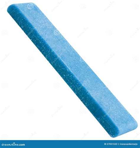 blått tuggummi genomskinligt papper