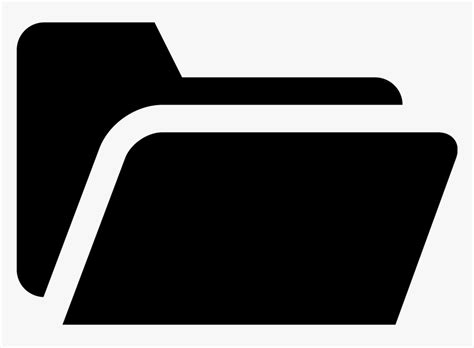 black and white folder icon trnsparent, Transparent folder icon png transparent folder icon black and white