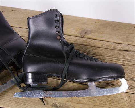 black ice skates