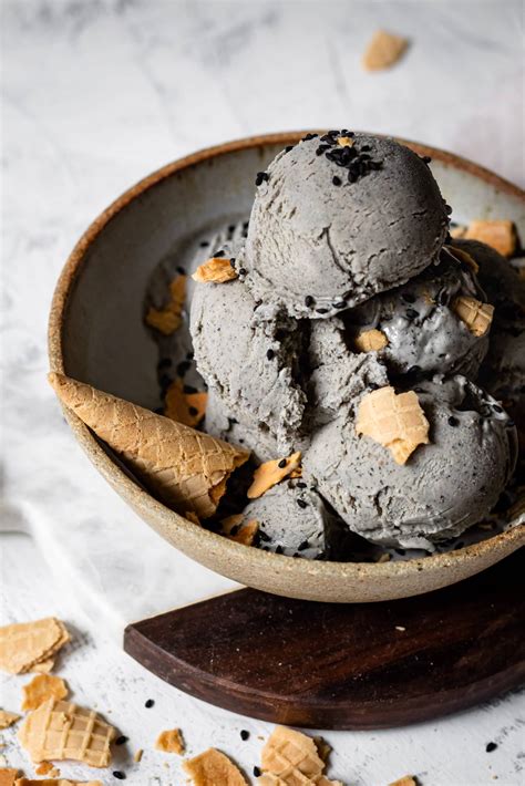 black sesame ice cream recipe
