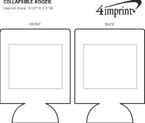 Blank Koozie Template
