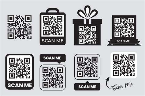 blank qr code template, Template qr code id