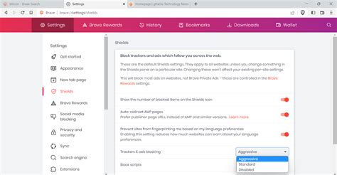 block sites on brave, For the brave block option