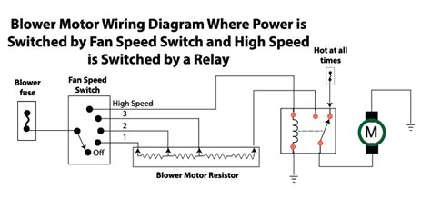 blower motor relay wiring diagram 