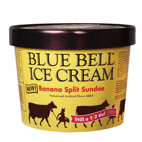 blue bell banana split ice cream