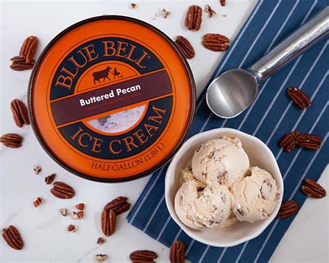 blue bell butter pecan ice cream