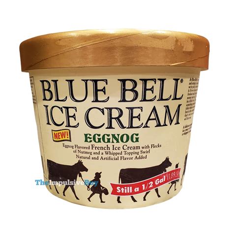 blue bell eggnog ice cream