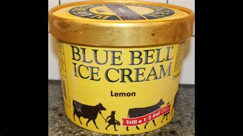 blue bell ice cream lemon