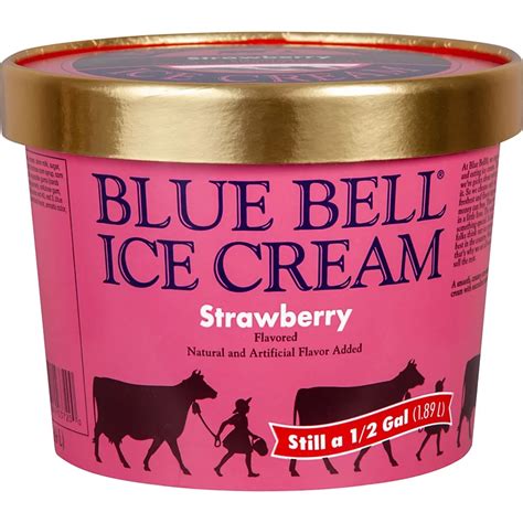 blue bell ice cream strawberry