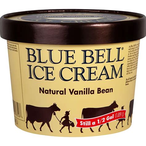 blue bell vanilla bean ice cream
