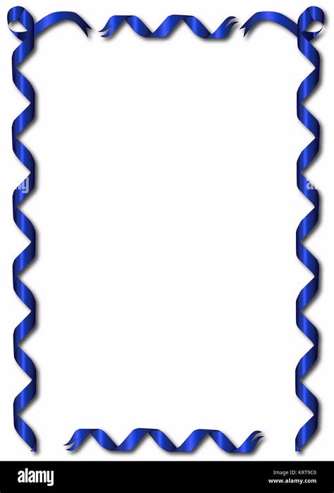 blue border ribbon for powerpoint, Frame and border of blue ribbon, template elements use for aniversary