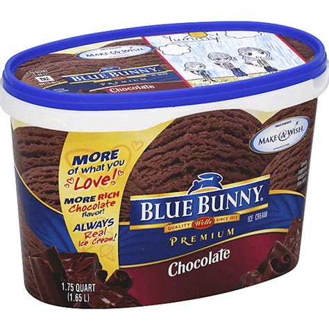 blue bunny ice cream chocolate