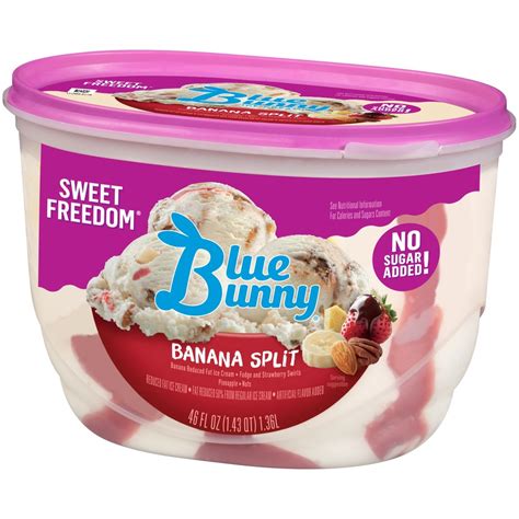 blue bunny no sugar added ice cream