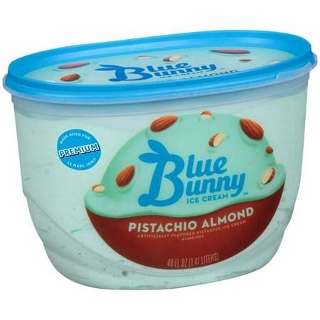 blue bunny pistachio ice cream