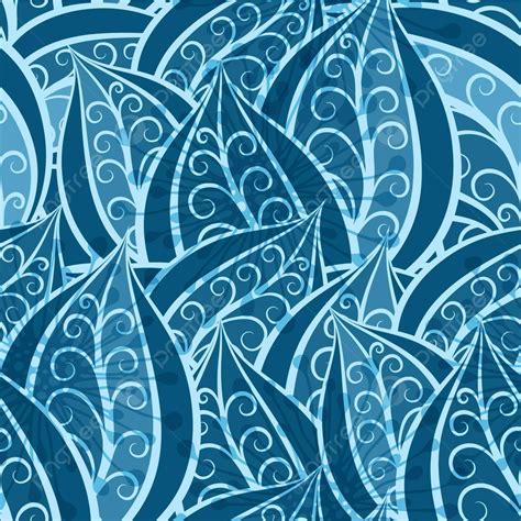 blue pattern drawing and calligraphy, Vintage blue seamless pattern border calligraphy transparent vector