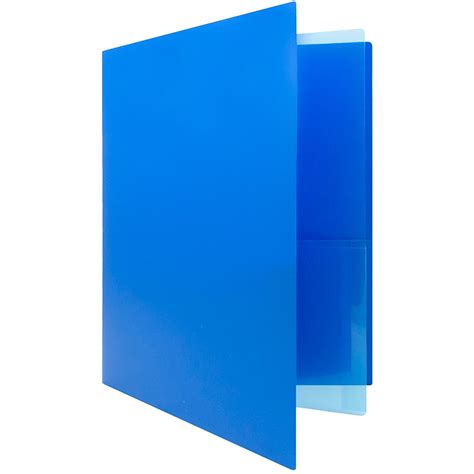 blue plastic folder, Plastic folder blue long