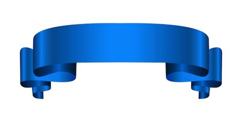 blue ribbon banner vector hd, Premium vector