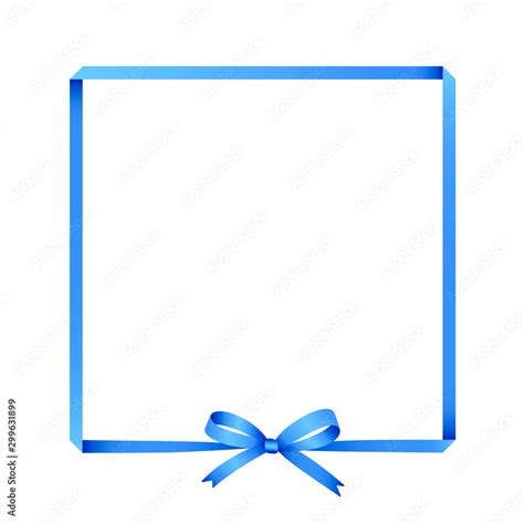 blue ribbon border background, Ribbon border blue background curled square over preview stock. Blue ribbon border stock photos