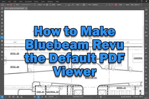 bluebeam as default pdf viewer, Bluebeam revu software